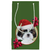 Sac de cadeau de Shih Tzu de Noël (Devant)