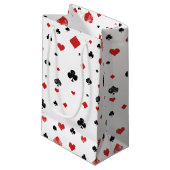 Sac de cadeau de style de carte-casino/de vegas (Devant Angle)