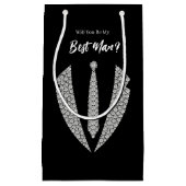 Sac de cadeau de témoin de mariage (Devant)