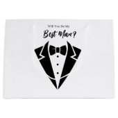 Sac de cadeau de témoin de mariage (Devant)