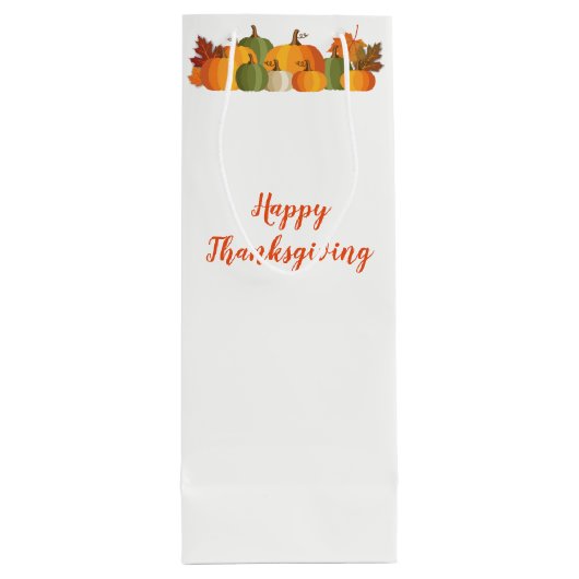 Sac de cadeau de thanksgiving (Dos)