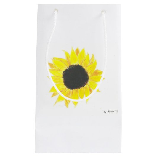 Sac de cadeau de tournesol (Devant)