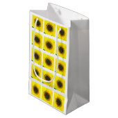 Sac de cadeau de tournesol de vacances (Devant Angle)