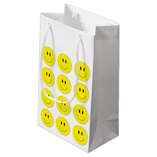 Sac de cadeau "de visage heureux" (Dos Angle)