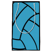 Sac de cadeau de volleyball de Turquosie (Devant)