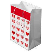 Sac de cadeau des coeurs de Valentine (Dos Angle)