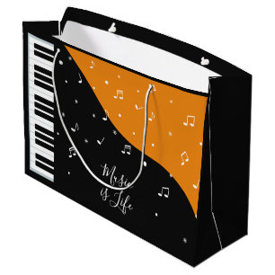 Sac de cadeau des textes faits sur commande de
