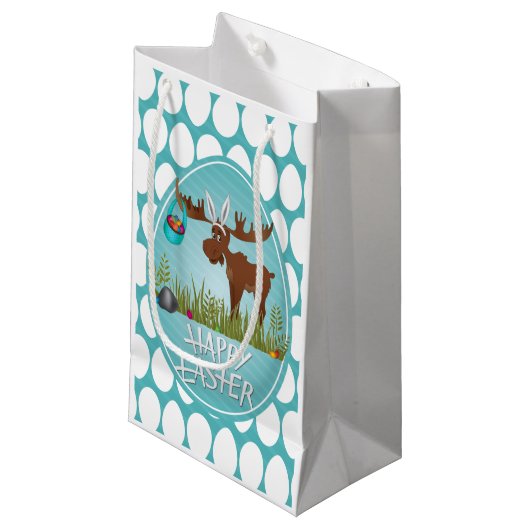 Sac de cadeau d'orignaux de Pâques (Devant Angle)