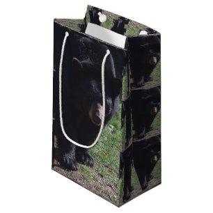 Sac de cadeau d'ours noir