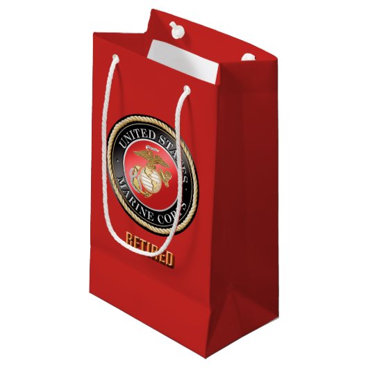 Sac de cadeau d'usmc Retireed (Devant Angle)