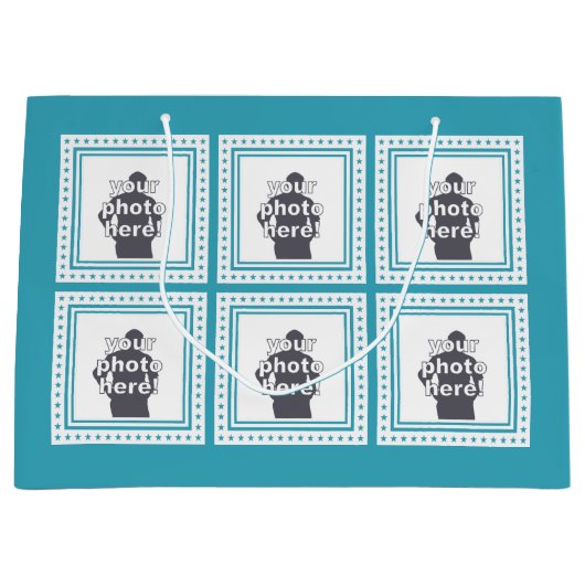 Sac de cadeau FAIT SUR COMMANDE de PHOTOS, de (Devant)