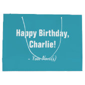 Sac de cadeau FAIT SUR COMMANDE de PHOTOS, de (Dos)