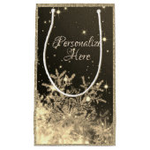 Sac de cadeau flocon de neige scintillant (Devant)