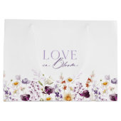Sac de cadeau floral Love in Bloom (Dos)