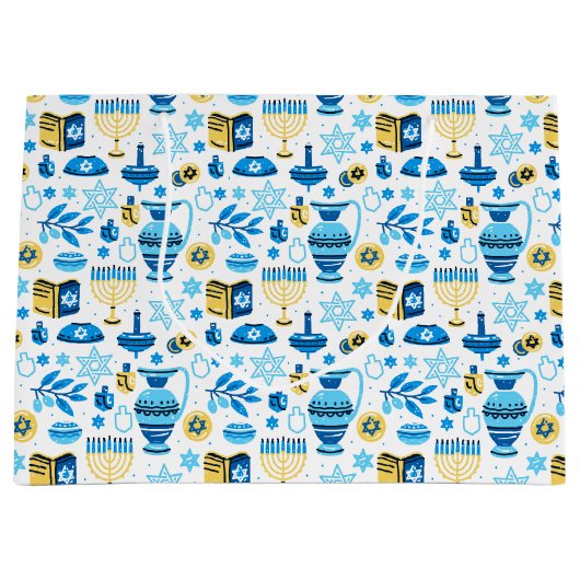 Sac de cadeau Hanukkah joyeux (Devant)