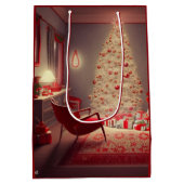 Sac de cadeau moyen de Noël (Dos)
