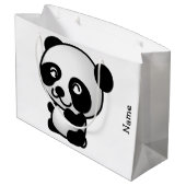 Sac de cadeau. Panda (Dos Angle)