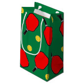 Sac de cadeau petit Noël de pickleball (Dos Angle)