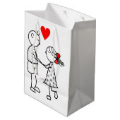 Sac de Cadeau pour Couple Amoureux (Dos Angle)