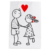 Sac de Cadeau pour Couple Amoureux (Dos)