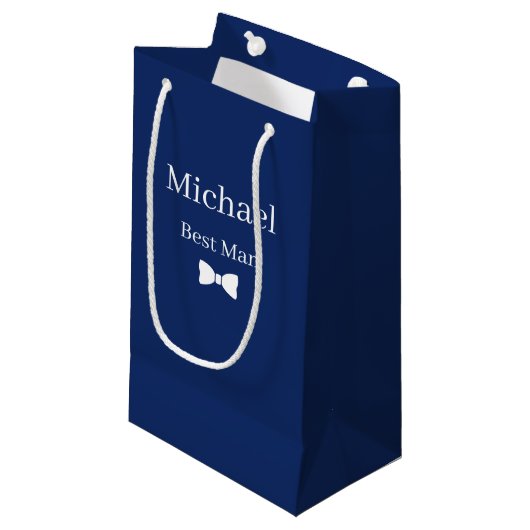 Sac de cadeau pour témoin de mariage (Devant Angle)
