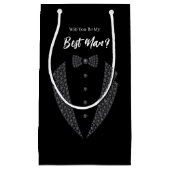 Sac de cadeau pour témoin de mariage (Devant)