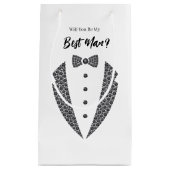 Sac de cadeau pour témoin de mariage (Devant)