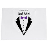 Sac de cadeau pour témoin de mariage (Devant)
