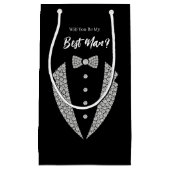 Sac de cadeau pour témoin de mariage (Devant)