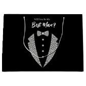 Sac de cadeau pour témoin de mariage (Devant)
