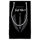 Sac de cadeau pour témoin de mariage (Devant)