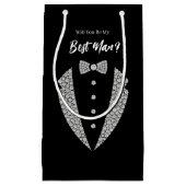 Sac de cadeau pour témoin de mariage (Devant)