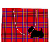 Sac de cadeau Scottish Terrier pour les fêtes (Dos)