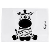 Sac de cadeau. Zèbre (Dos)