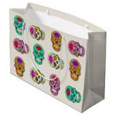 Sac de cadeaux crânes de sucre (Dos Angle)