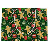 Sac de cadeaux de biscuits de Noël au gingembre (Dos)