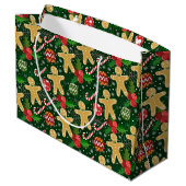 Sac de cadeaux de biscuits de Noël au gingembre (Dos Angle)
