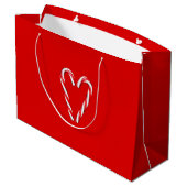 Sac de cadeaux de Noël (Dos Angle)