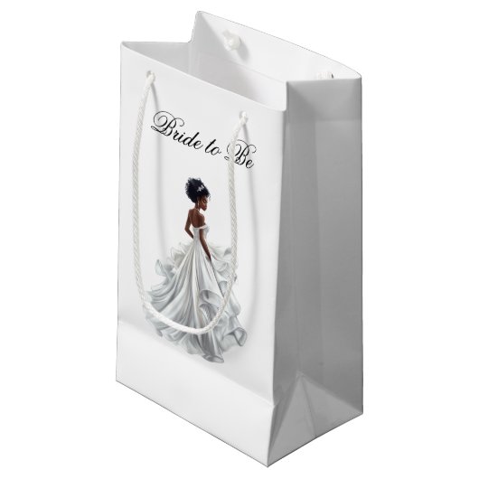 Sac de cadeaux pour future mariée de mariage (Devant Angle)