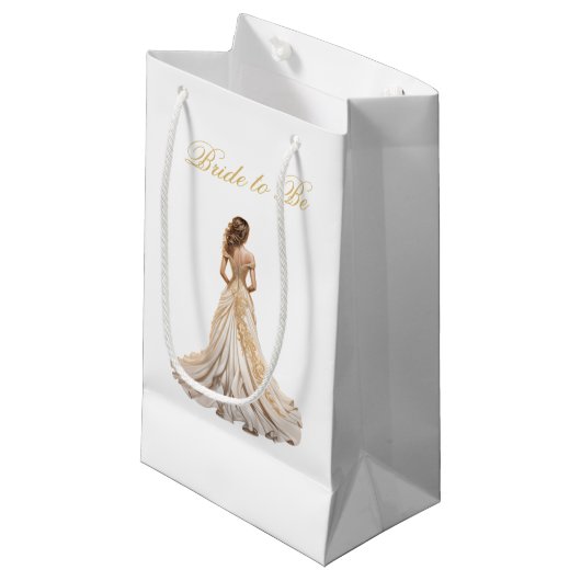 Sac de cadeaux pour future mariée de mariage (Devant Angle)