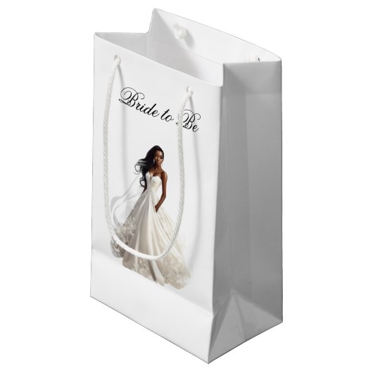 Sac de cadeaux pour future mariée de mariage (Devant Angle)
