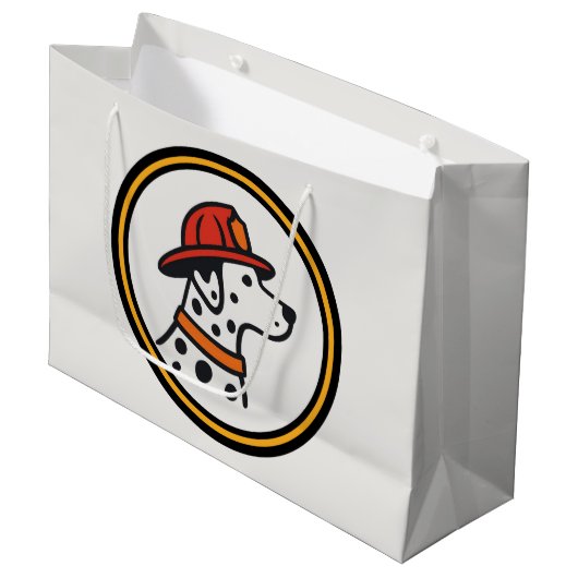 Sac de cadeaux pour pompiers (Devant Angle)