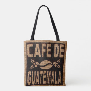 SAC DE CAFÉ FAUX BURLAP PURSE FOURRE-TOUT