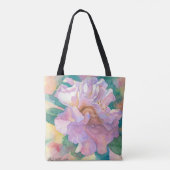 Sac de Camelia fourre-tout d'une aquarelle par (Dos)