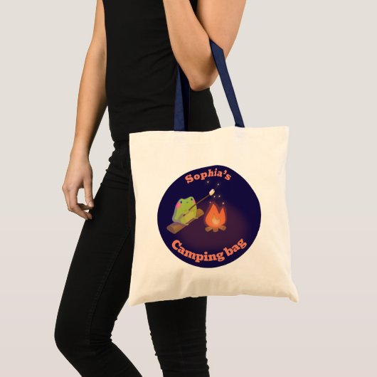 Sac de camping en froggie mignon (Devant (produit))