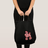 Sac de caniche rose rétro (Devant (produit))