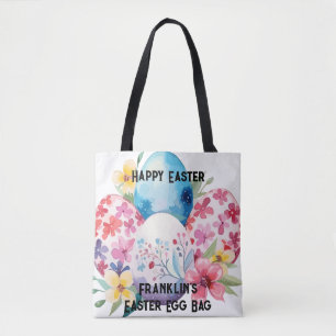 Sac de chasse aux oeufs de Pâques Bonne Pâques