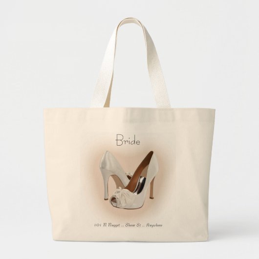 Sac de chaussures nuptiale personnalisé Fourre-tou (Devant)