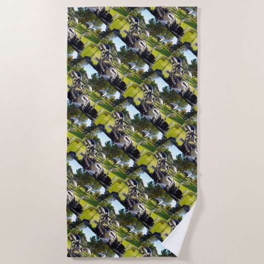 Sac De Clubs De Golf, Serviette De Plage (Devant)