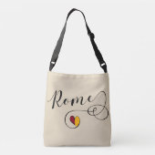 Sac de coeur de Rome, Italie, Drapeau romain (Dos)